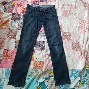 Gap real straight jeans